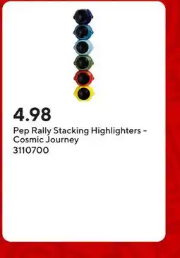 Staples Pep Rally Stacking Highlighters - Cosmic Journey offer