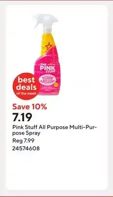 Staples Pink Stuff All Purpose Multi-Purpose Spray offer