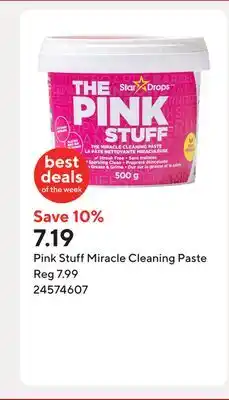 Staples Pink Stuff Miracle Cleaning Paste offer
