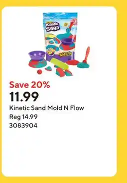 Staples Kinetic Sand Mold N Flow offer