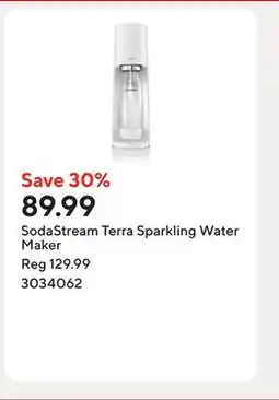 Staples SodaStream Terra Sparkling Water Maker offer
