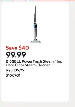 Staples BISSELL PowerFresh Steam Mop Hard Floor Steam Cleaner offer