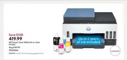 Staples HP Smart Tank 7602 All-in-One Printer offer
