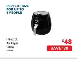 Visions Electronics Hauz 5L Air Fryer offer