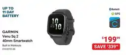 Visions Electronics GARMIN Venu Sq 2 40mm Smartwatch offer