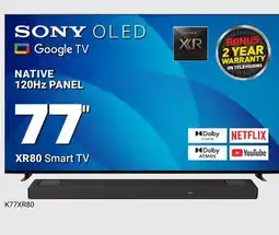 Visions Electronics SONY OLED 77 NATIVE 120Hz PANEL offer