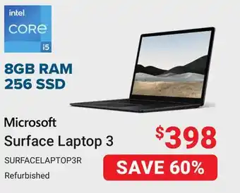 Visions Electronics Microsoft Surface Laptop 3 offer