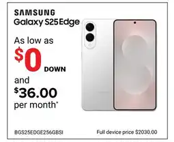 Visions Electronics SAMSUNG Galaxy S25 Edge offer