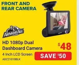 Visions Electronics HD 1080p Dual Dashboard Camera offer