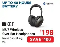 Visions Electronics KEF MU7 Wireless Over-Ear Headphones offer