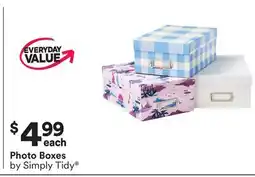 Michaels Photo Boxes by Simply Tidy offer