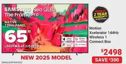 Visions Electronics SAMSUNG Neo QLED 65 LS03FWA 4K Smart TV offer