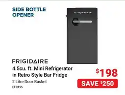 Visions Electronics FRIGIDAIRE 4.5cu. ft. Mini Refrigerator in Retro Style Bar Fridge offer