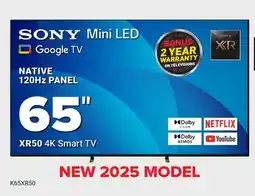 Visions Electronics SONY Mini LED 65 NEW 2025 MODEL offer