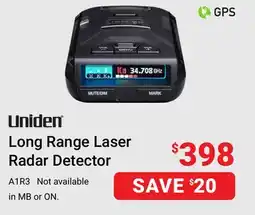 Visions Electronics Long Range Laser Radar Detector offer
