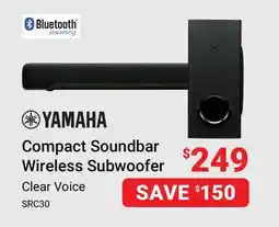 Visions Electronics Compact Soundbar Wireless Subwoofer offer