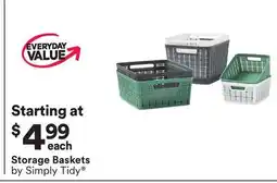 Michaels Storage Baskets by Simply Tidy offer