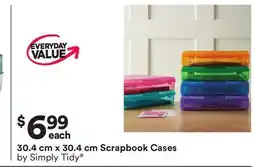 Michaels 30.4 cm x 30.4 cm Scrapbook Cases by Simply Tidy offer