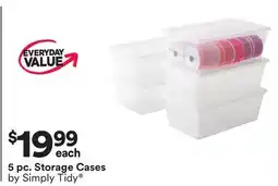 Michaels 5 pc. Storage Cases by Simply Tidy offer