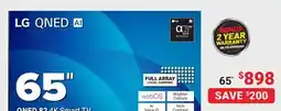Visions Electronics LG QNED 65 82 4K Smart TV offer