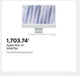 Staples Apple iMac 13 offer