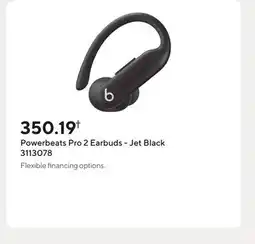 Staples Powerbeats Pro 2 Earbuds - Jet Black offer