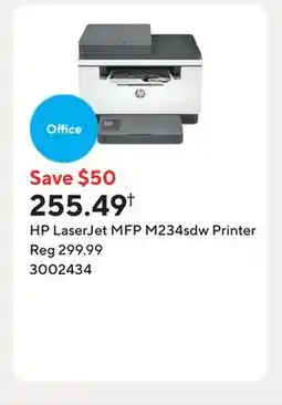 Staples HP LaserJet MFP M234sdw Printer offer