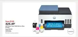 Staples HP Smart Tank 7602 All-in-One Printer offer