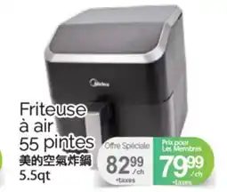 T&T Supermarket FRITEUSE À AIR 55 PINTES, 5.5QT offer