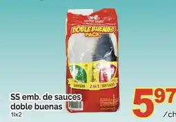 T&T Supermarket SS EMB. DE SAUCES DOBLE BUENAS, 1lx2 offer