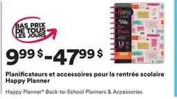 Michaels Planificateurs et accessoires pour la rentrée scolaire Happy Planner offer