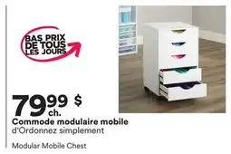 Michaels Commode modulaire mobile d'Ordonnez simplement offer