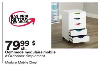 Michaels Commode modulaire mobile d'Ordonnez simplement offer