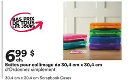 Michaels Boîtes pour collimage de 30,4 cm x 30,4 cm d'Ordonnez simplement offer