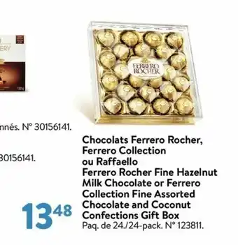 Walmart Chocolats ferrero rocher offer