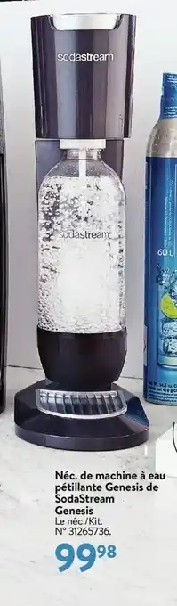 Walmart Nàc. de machine à eau pétillante genesis de sodastream genesis offer