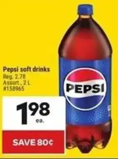 Giant Tiger Pepsi soft drinks offer