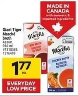 Giant Tiger Giant tiger marché broth offer