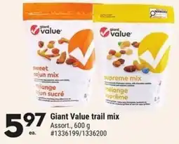 Giant Tiger Giant Value trail mix offer