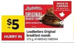 Giant Tiger Leadbetters original breakfast rounds offer