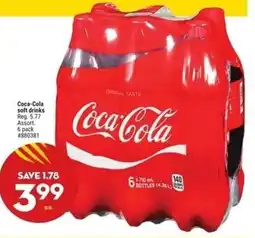 Giant Tiger Coca-cola soft drinks offer