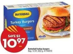 Giant Tiger Butterball turkey burgers offer