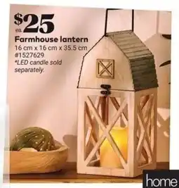 Giant Tiger Farmhouse lantern offer