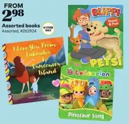 Giant Tiger Assorted books offer