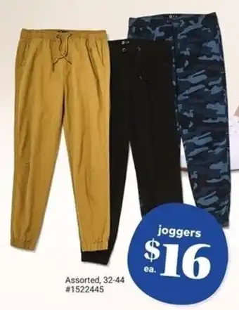 Giant Tiger Joggers offer