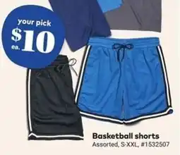 Giant Tiger Basketball shorts assorted offer