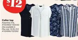 Giant Tiger Collar top assorted offer