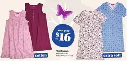Giant Tiger Nightgown assorted offer