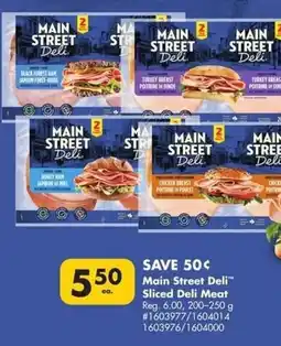 Giant Tiger Main street deli sliced deli meat offer
