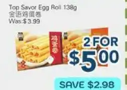 Oceans Fresh Food Market Top Savor Egg Roll offer